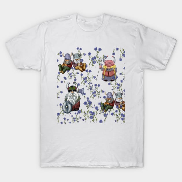 Viking Gnomes T-Shirt by Salzanos